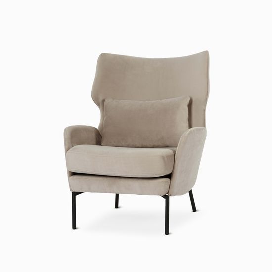 Кресло Alexa бежевая ткань