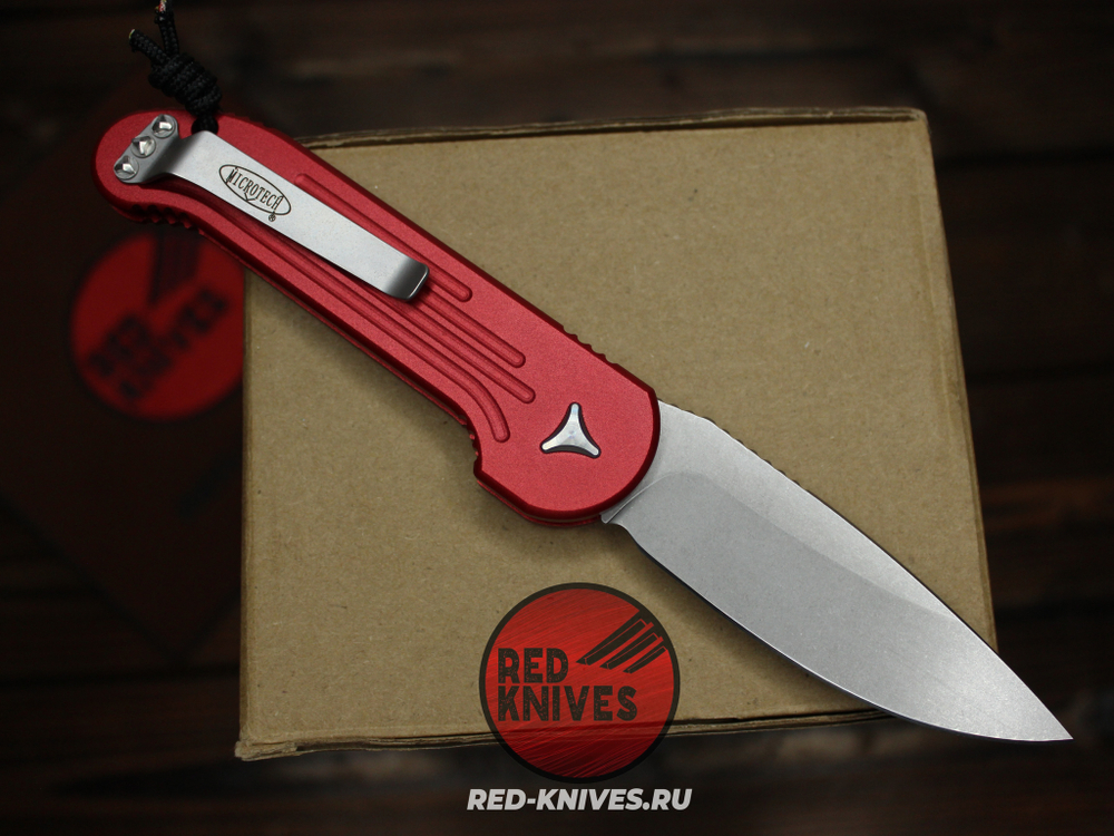 Нож MIcrotech LUDT - красная рукоять (эксклюзив RED-Knives) RK-460