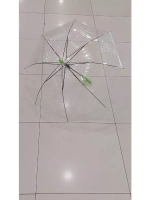 Зонт детский  складной трость прозрачный