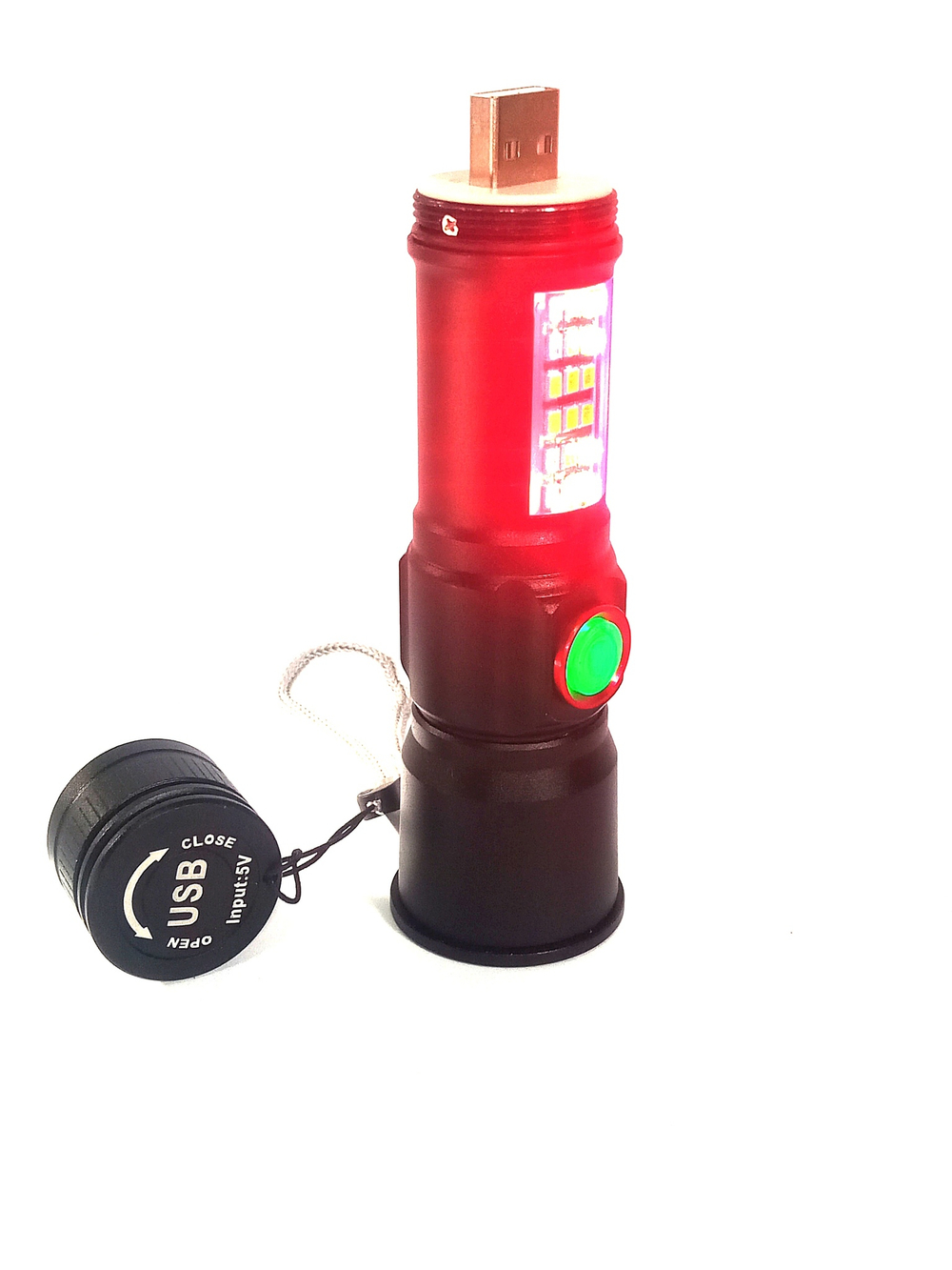 Фонарь Огонь H-981-P50 USB (1980000W)