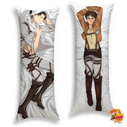 Дакимакура Атака титанов Леви Аккерман и Эрен Йегер