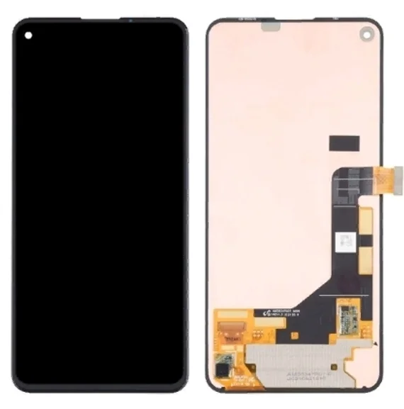 Дисплей для Google Pixel 5A в сборе с тачскрином на рамке (Black) черный