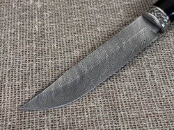 Нож "Сокол", Дамасская сталь, рукоять венге/граб