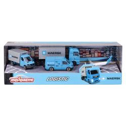 Majorette - Набор транспортных средств Maersk 4 шт 2057290 / артикул   2057290  / GTIN 3467452073360