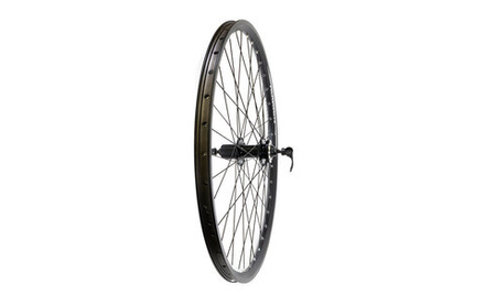 Колесо заднее 26" D HOGGER кассета 8-10 ск. пром.подш. эксцентрик / обод двойной алюм. черн. SSE A/V