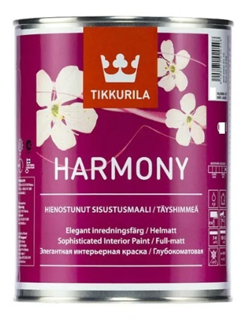 TIKKURILA Harmony краска акрил. матовая база A 2.7 л