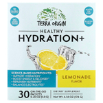 Terra Origin, Healthy Hydration +, лимонад, 30 пакетиков, по 5,8 г (0,20 унции)