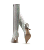 Сапоги казаки на шпильке LIU JO X LEONIE HANNE GLAM 02 Liu Jo - серебряный(SA2711 TX001)