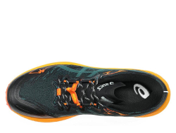 Кроссовки для бега мужские Asics Fuji Lite 5 M Темно-зеленые с оранжевым