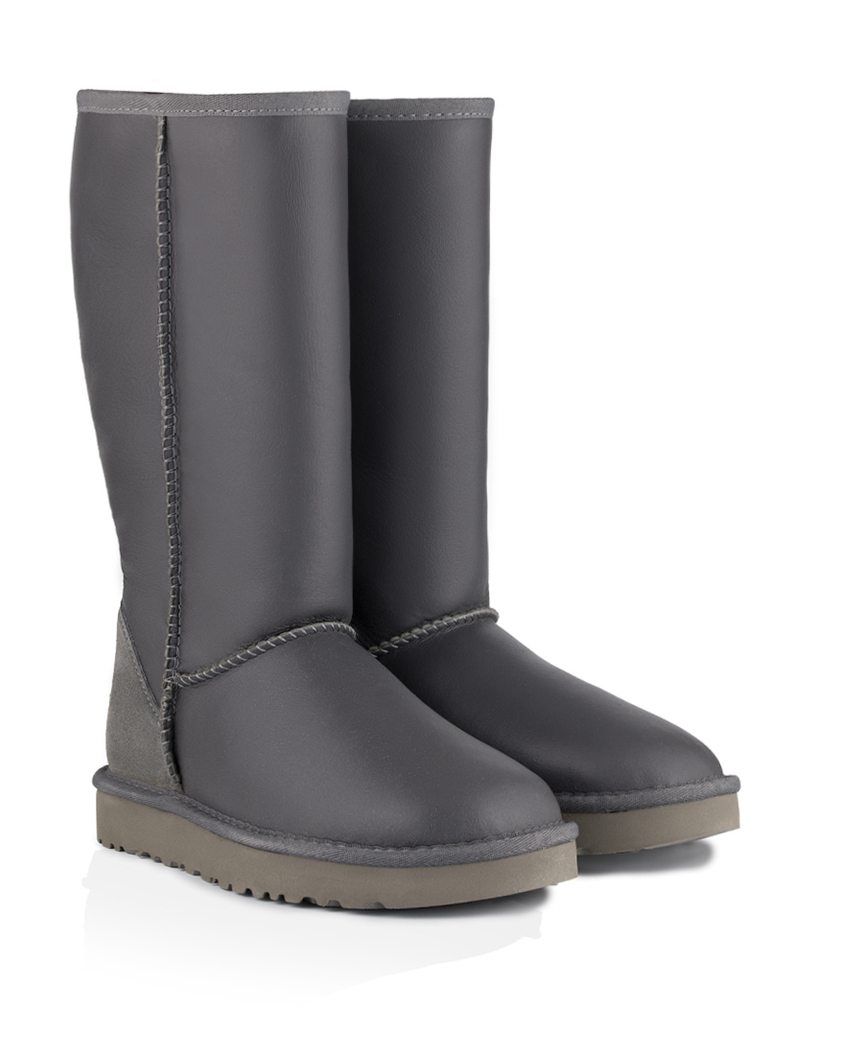 UGG CLASSIC TALL METALLIC Grey
