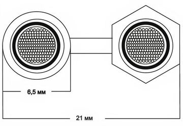 Готовый акустический кабель Van den Hul The D-352 Hybrid 2х2м с разъемами BERRI "банан". Цвет: коричневый