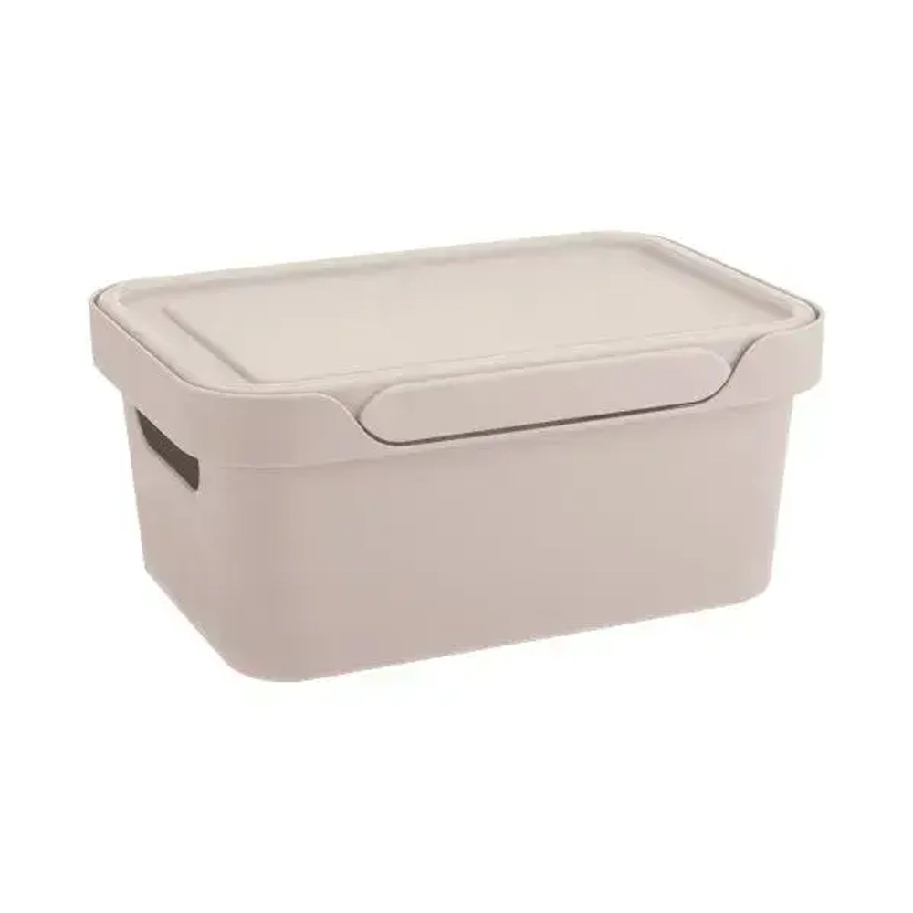 Ящик с крышкой универсальный luxe, 270х120 мм, 4,6л (светло-бежевый)