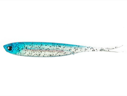 Виброхвост LJ 3D Series Makora Split Tail 5.0in (12,7 см), цвет 002, 4 шт.