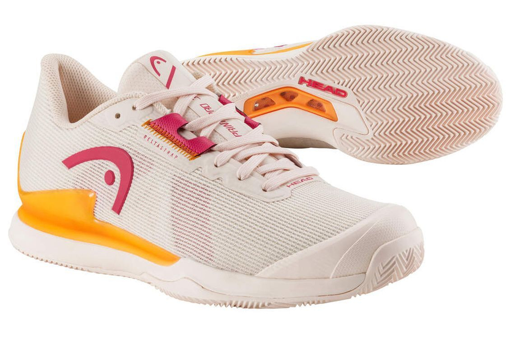 Женские Кроссовки теннисные Head Sprint Pro 3.5 Clay - rose/orange