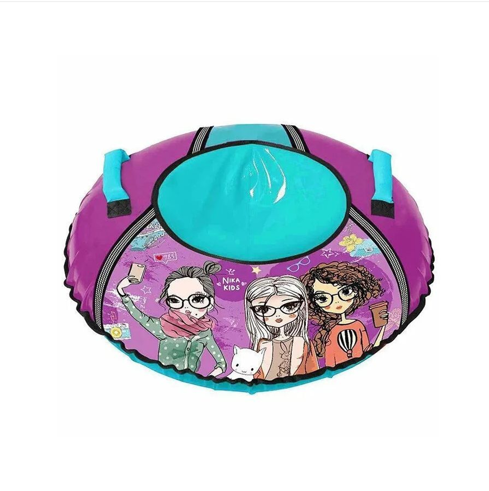 Тюбинг Nika kids ТБ1КР-95/СФ рисунок селфи