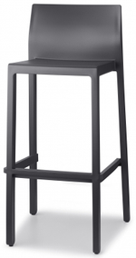 Стул барный пластиковый Scab Design Kate, антрацит