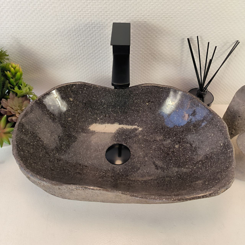 Раковина из речного камня RS-65389 49*33*15 0861