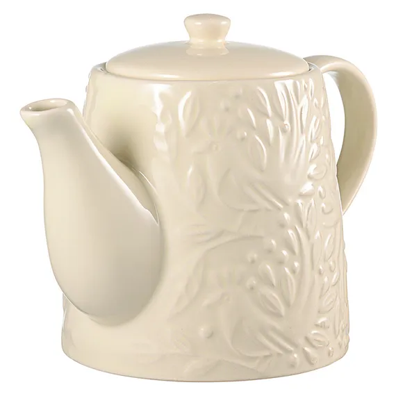 Чайник заварочный birds of paradise, 1 л, кремовый