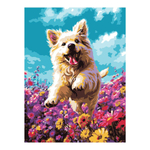 Картина по номерам на картоне 28,5*38см. "Пушистое счастье" (Lori)