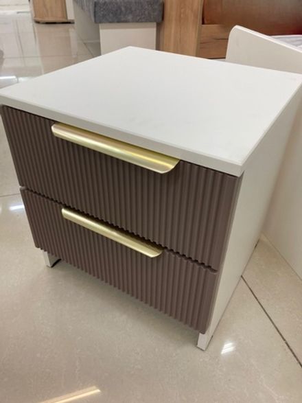 Тумба ТД 400.1 Лавис Белый софт/грей софт