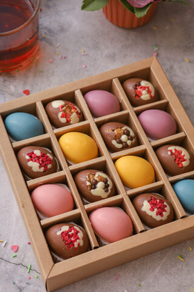 Конфеты половинки яиц