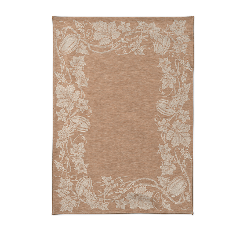 Полотенце кухонное 50х70см Leitner Leinen Kurbis оранжевое