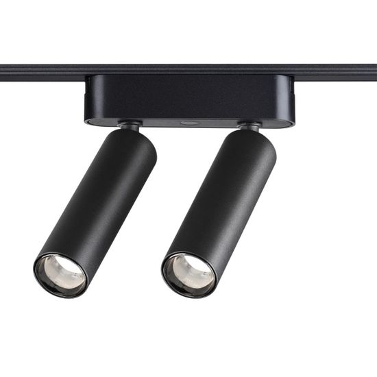359086 SHINO NT23 182 черный Трековый светильник для низков. шинопровода IP20 LED 4000K 2*7W 48V 1260Лм SMAL