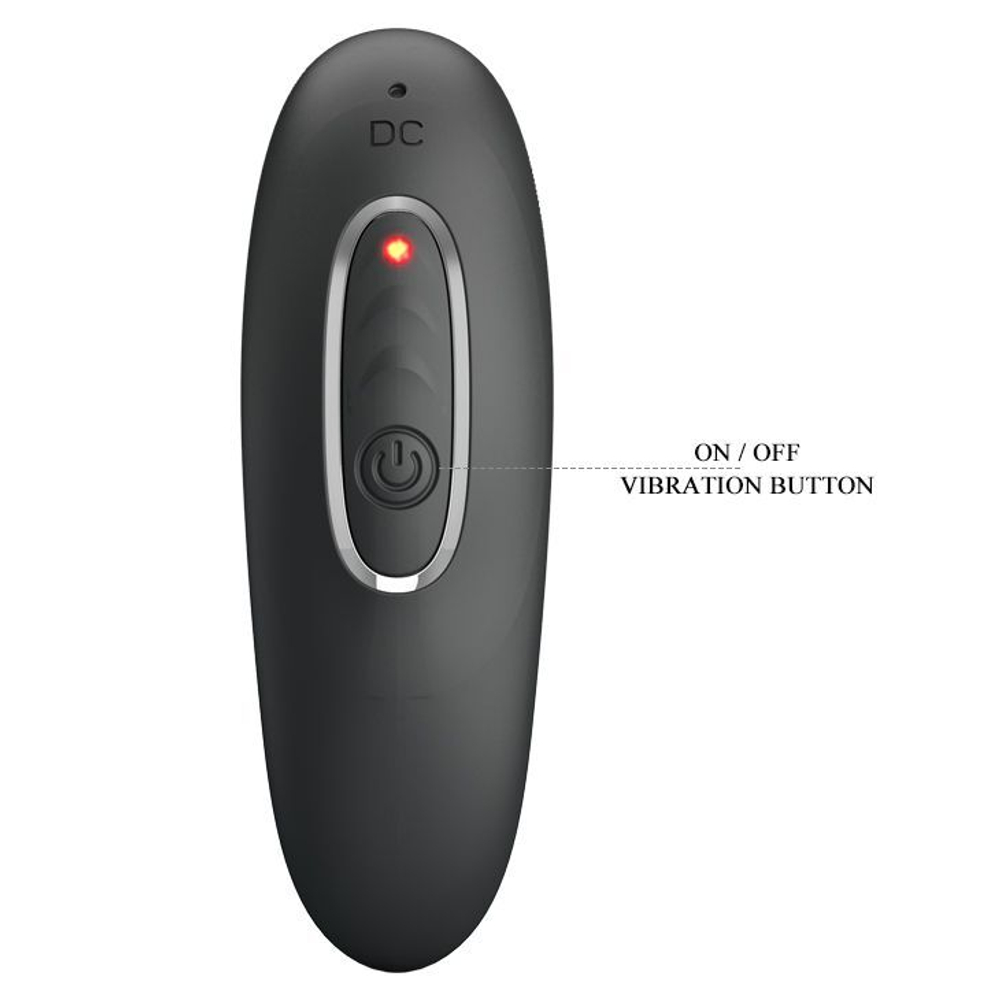 Черный массажер простаты с волновой стимуляцией Remington