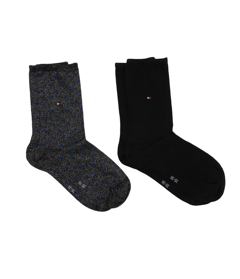 носки 2 пары Tommy Hilfiger - черный(100001493)