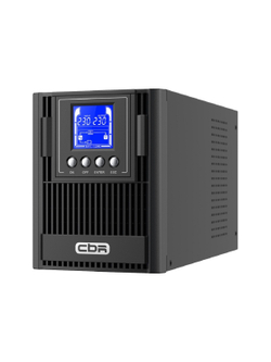 ИБП CBR ESSENCE ESN-1000 [Online 1000 VA / 1000 W, Tower, 3 x EURO, LCD, HID-USB, RS232, EPO, SNMP slot]