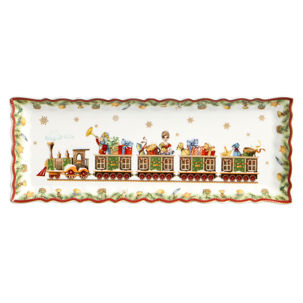 БЛЮДО LEFARD "ЩЕЛКУНЧИК" ПРЯМОУГ. 30,5*11,5*2,8 СМ (КОР=12ШТ.)