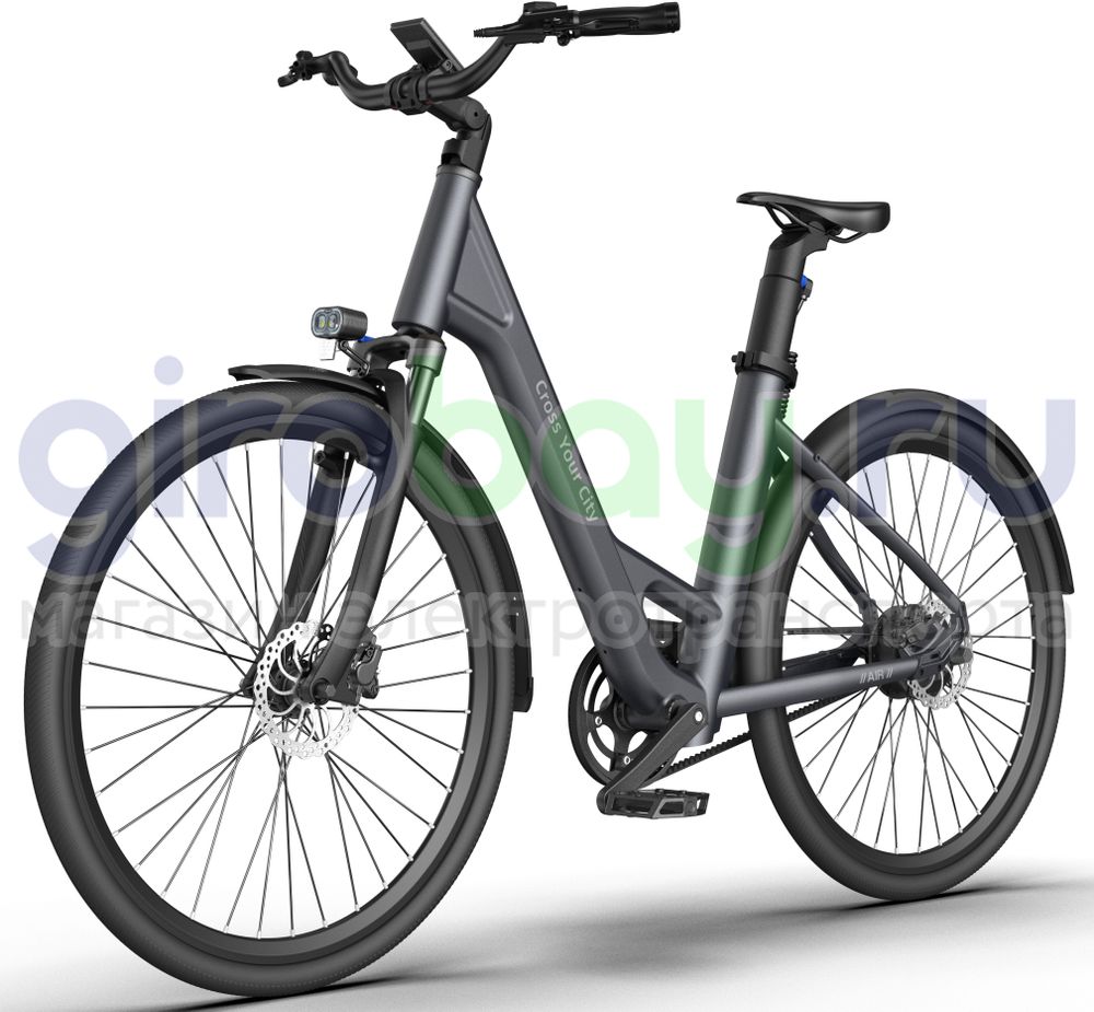 Электровелосипед ADO A28 LITE (36V/9,6Ah) - Серый фото №1