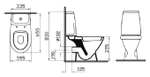 Унитаз-компакт VitrA Grand 9763B003-7200 с микролифтом