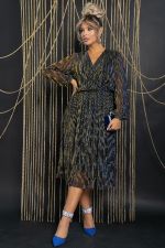 Платье Млечный путь (сине-золотое) П11715 LT Collection