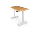 Регулируемый компьютерный стол Bazalt с регулировкой по высоте — столешница МДФ Дуб европейский