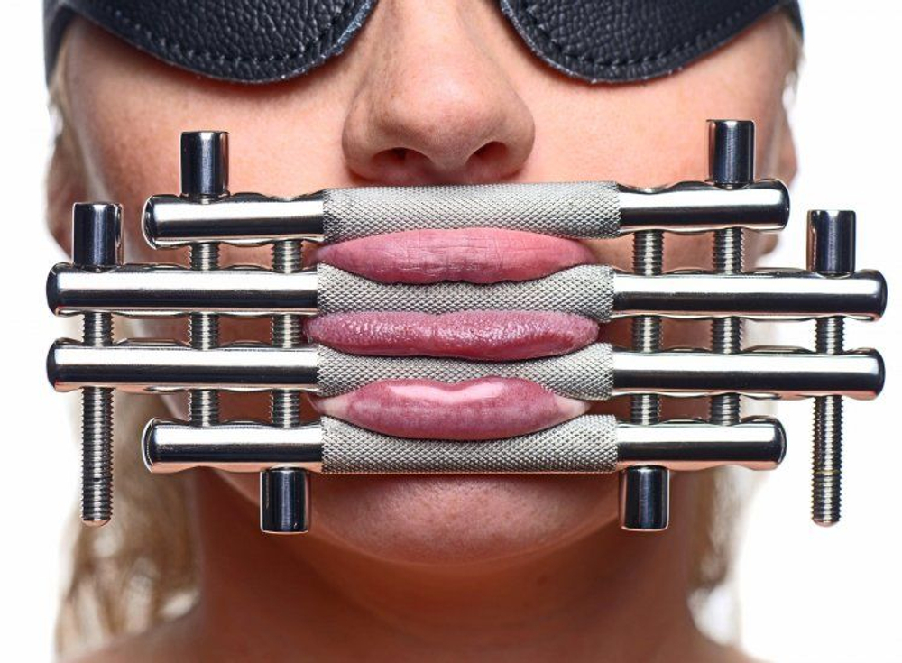 Фиксатор для губ и языка Stainless Steel Lips and Tongue Press (Цвет: серебро)