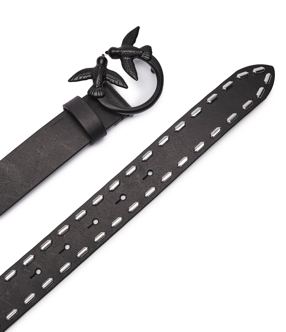 Кожаный ремень LOVE BERRY Pinko - черный(100125 A26P)