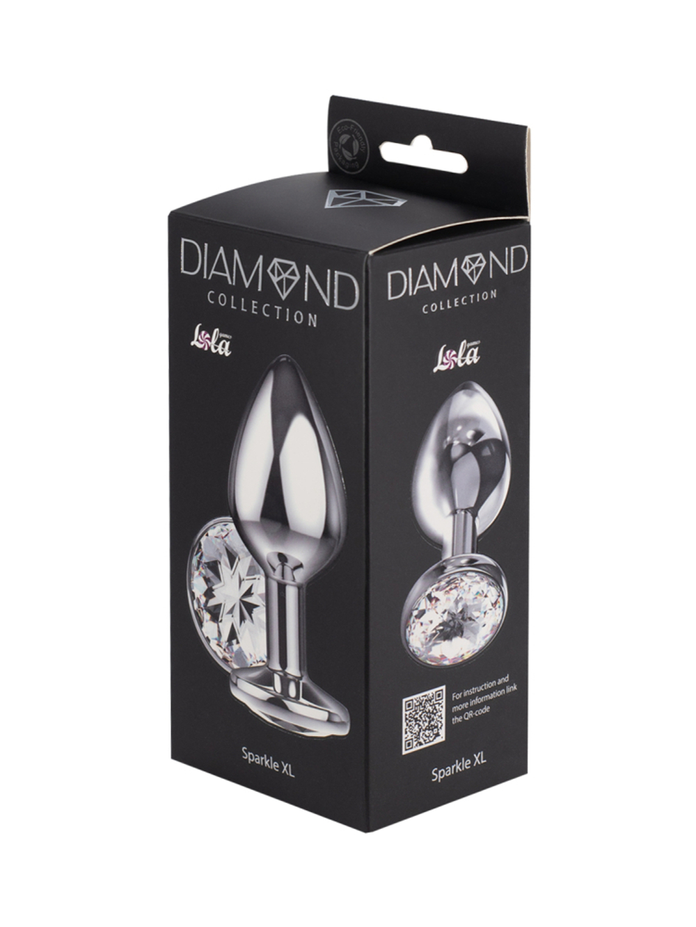 Diamond Clear Sparkle XL - Большая анальная пробка