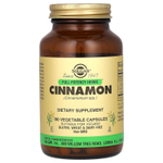 Solgar, наивысшая эффективность трав, корица, 100 вегетарианских капсул