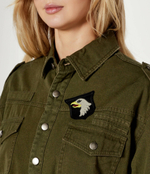 Рубашка Aviator Eagle One Teaspoon - хаки(26574)