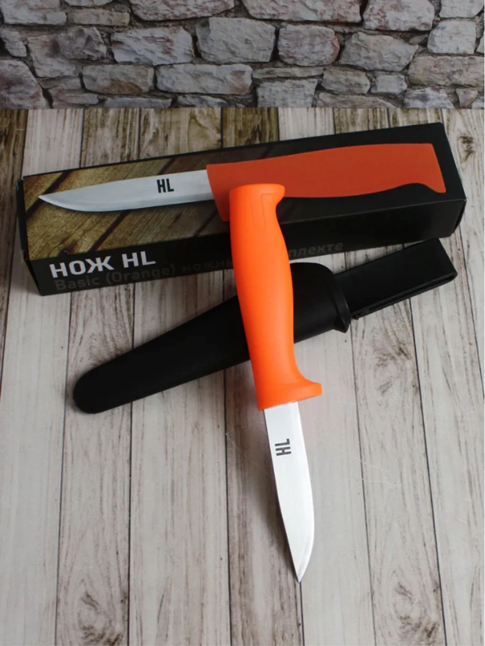 НОЖ HL UNIVERSAL BASIC ORANGE КЛИНОК 9см VT289-C