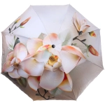 Зонт механический ветроустойчивый, матовая ручка «BESTzontik - Monako», микс 4 дизайна, длина 25см, d-110см