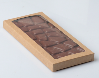 Коробка для шоколадной плитки крафт 171*80*14 мм