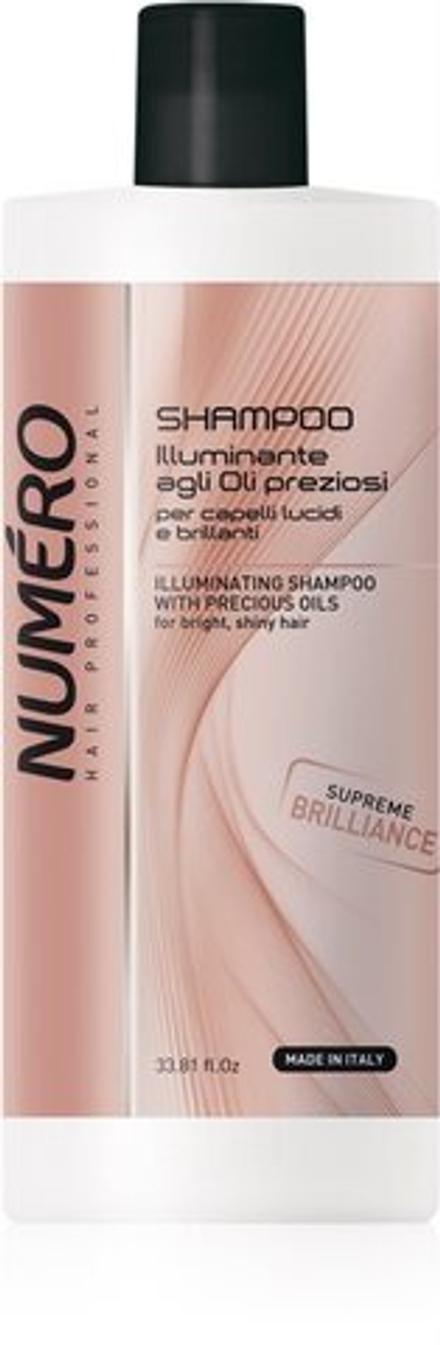 Brelil Numero Illuminating Shampoo - осветляющий шампунь для тусклых волос /   1000  ml  / GTIN 8011935071760