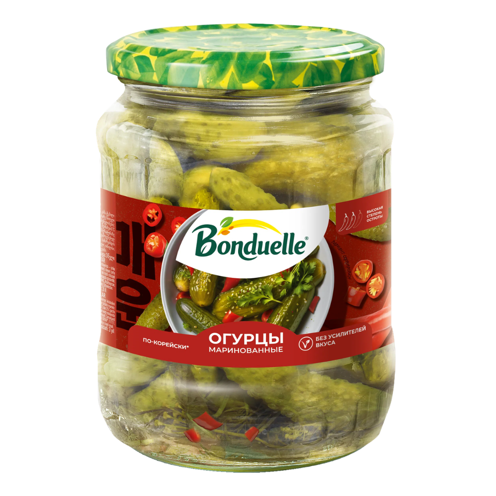 Огурцы маринованные Bonduelle по-корейски 340 гр