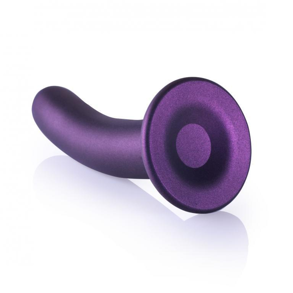 Фиолетовый фаллоимитатор Smooth G-Spot - 17,7 см. (Цвет: фиолетовый)