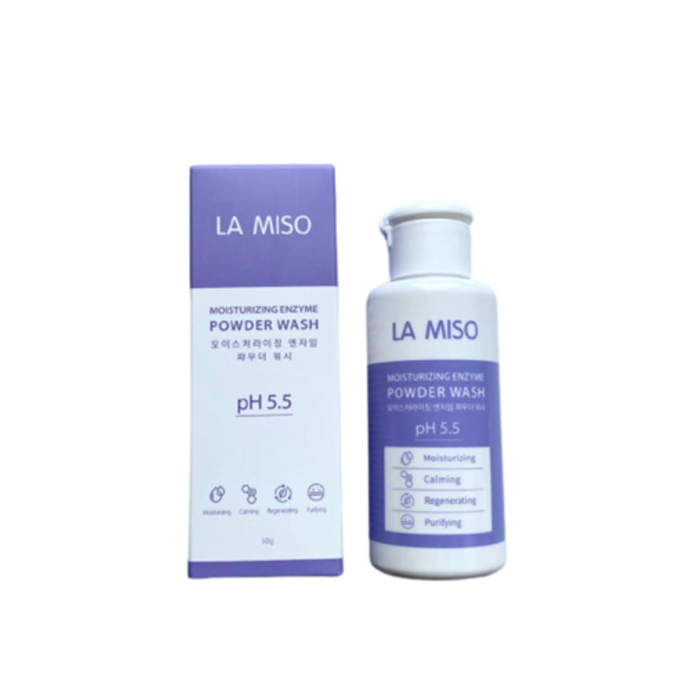 [La Miso] Powder wash - Пудра энзимная увлажняющая для умывания pH 5.5, 50г