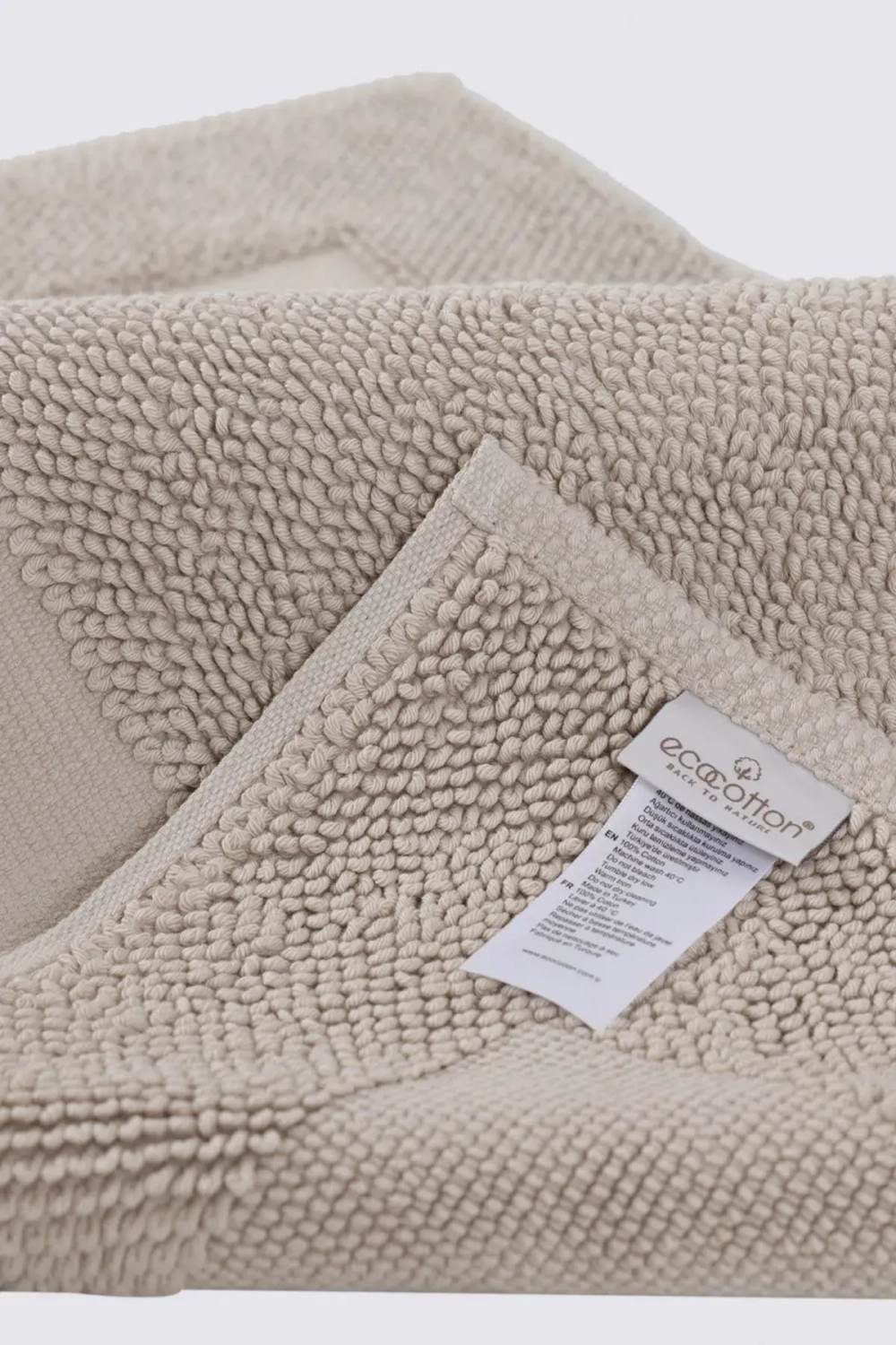 Коврик для ванной Kaia EcoCotton 50х80 | бежевый