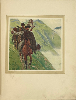 Толстой Л.Н. Хаджи-Мурат. Илл. Е.Е. Лансере.  Пг.: Издание Т-ва Р. Голике и А. Вильборг, 1916