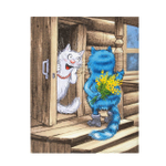 Набор кухонных полотенец, 3 шт , 45х60 см , рогожка